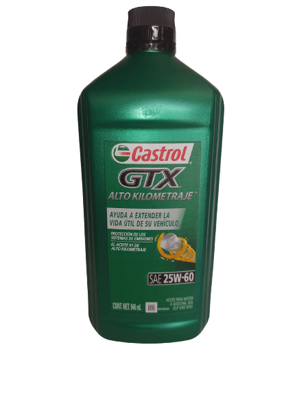 CASTROL GTX ALTO KILOMETRAJE 25W-60